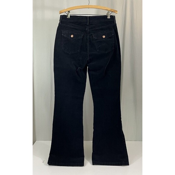 GAP Womens Soft Vintage Flare Corduroy Pants Black Size 10/30R Stretch High Rise - Picture 3 of 8
